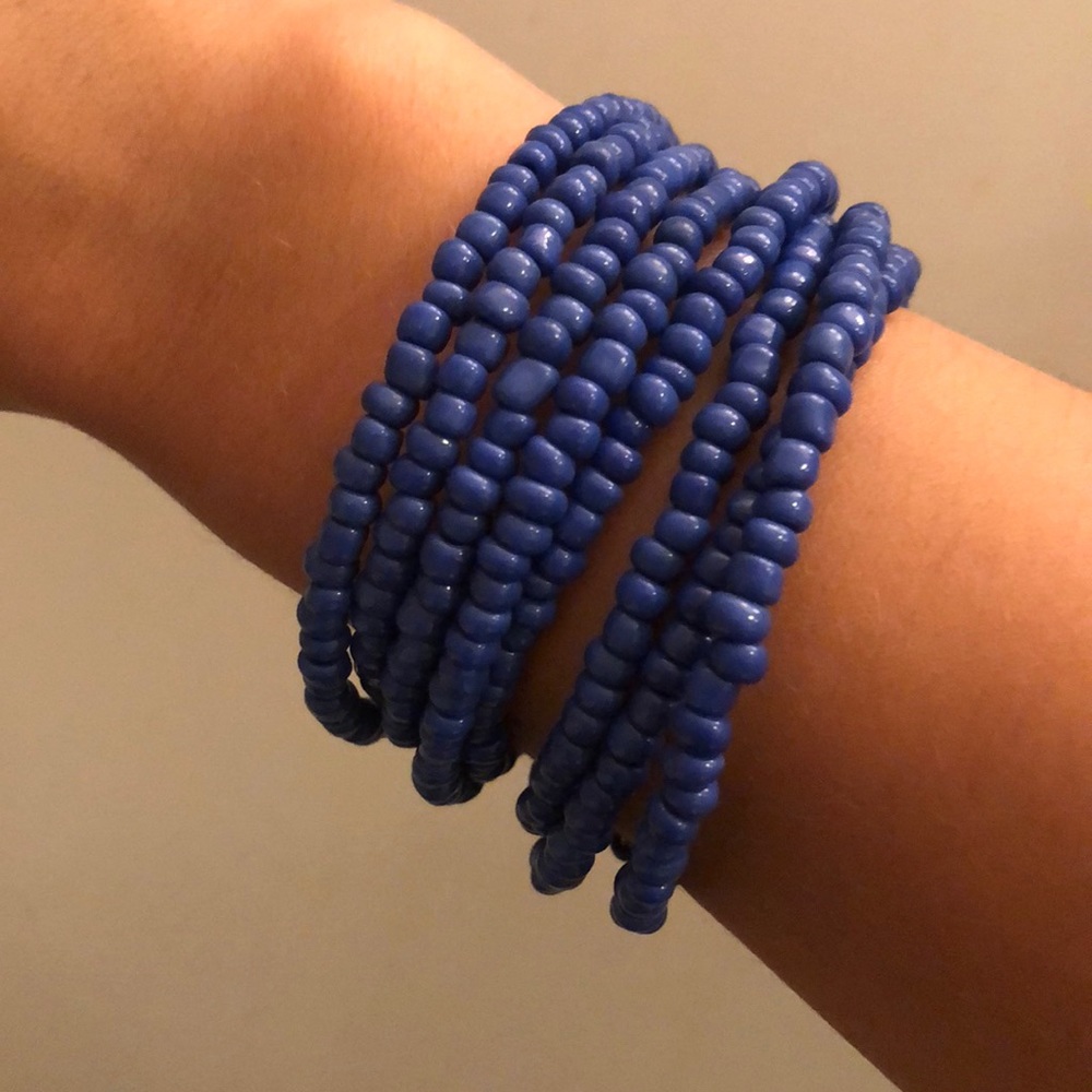 Blue Wrap Bracelet
